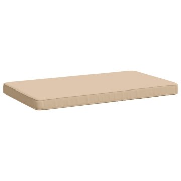 Vidaxl Blazina za klop - 1 kos VUGHT 100% poliester Krem