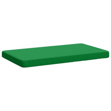 Vidaxl Blazina za klop - 1 kos VUGHT 100% poliester Zelena