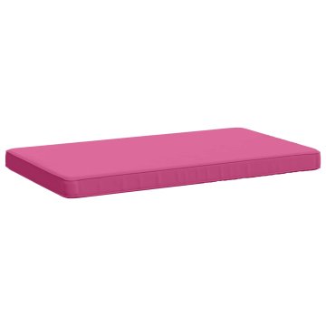 Vidaxl Blazina za klop - 1 kos VUGHT 100% poliester Roza