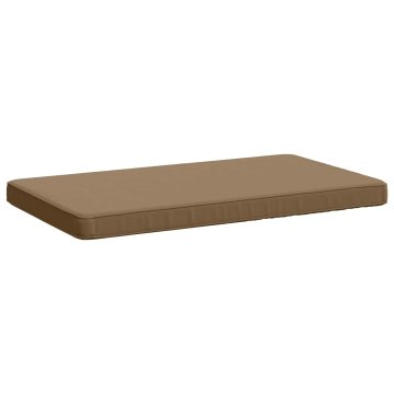 Vidaxl Blazina za klop - 1 kos VUGHT 100% poliester Taupe