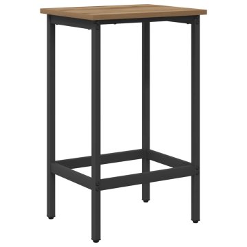 Vidaxl Barski stol Artisan hrast 40 x 32 x 64 cm Inženirski les