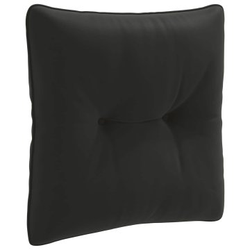 Vidaxl Hrbtna blazina PUTTEN 100% poliester Črna 40 x 40 x 10 cm