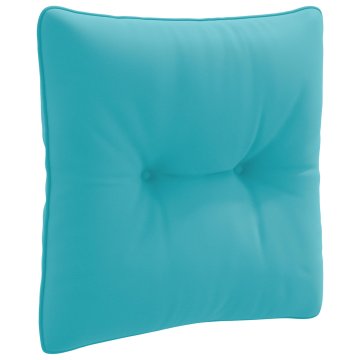 Vidaxl Hrbtna blazina PUTTEN 100% poliester Turkizna 40 x 40 x 10 cm