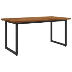 Vidaxl Kvadratna jedilna miza 160 x 70 x 75 cm Masiven les akacije