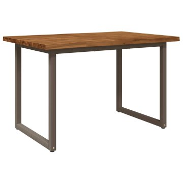 Vidaxl Jedilna miza z naravno robom 90 x 55 x 75 cm