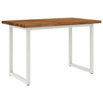Vidaxl Kvadratna jedilna miza 120 x 70 x 75 cm Masiven les akacije