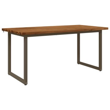 Vidaxl Kvadratna jedilna miza 160 x 70 x 75 cm Masiven les akacije