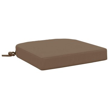 Vidaxl 1-delna sedežna blazina SOEST 100% poliester Taupe
