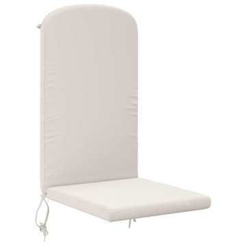 Vidaxl Blazina za stol Adirondack GEMERT 100% poliester Bela