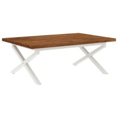 Vidaxl Kvadratna jedilna miza 120 x 90 x 75 cm Masiven les akacije