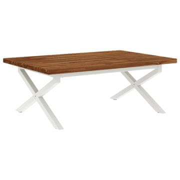 Vidaxl Kvadratna jedilna miza 120 x 90 x 75 cm Masiven les akacije