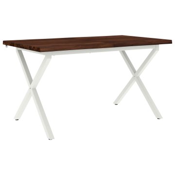 Vidaxl Jedilna miza z naravno robom 140 x 70 x 75 cm