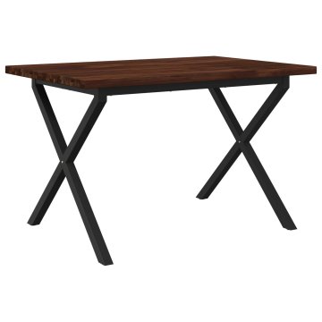 Vidaxl Kvadratna jedilna miza 120 x 70 x 75 cm Masiven les akacije
