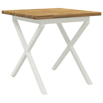 Vidaxl Kvadratna jedilna miza 80 x 80 x 75 cm Masiven les akacije