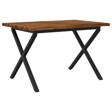 Vidaxl Jedilna miza z naravno robom 90 x 55 x 75 cm