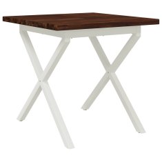 Vidaxl Kvadratna jedilna miza 70 x 70 x 75 cm Masiven les akacije
