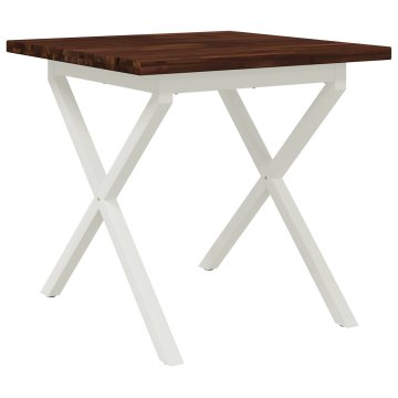 Vidaxl Kvadratna jedilna miza 70 x 70 x 75 cm Masiven les akacije
