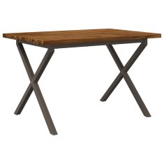 Vidaxl Kvadratna jedilna miza 120 x 80 x 75 cm Masiven les akacije