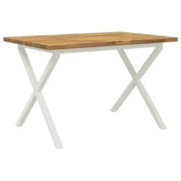 Vidaxl Kvadratna jedilna miza 120 x 70 x 75 cm Masiven les akacije