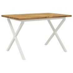 Vidaxl Kvadratna jedilna miza 120 x 80 x 75 cm Masiven les akacije