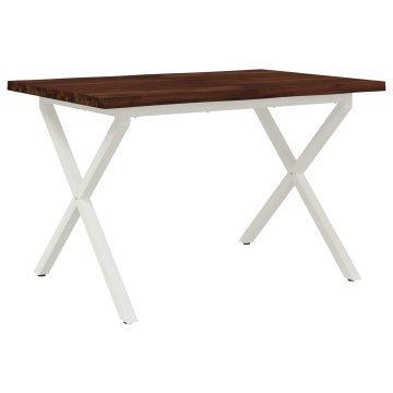 Vidaxl Jedilna miza z naravno robom 120 x 80 x 75 cm