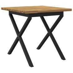 Vidaxl Kvadratna jedilna miza 80 x 80 x 75 cm Masiven les akacije
