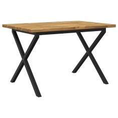 Vidaxl Kvadratna jedilna miza 120 x 80 x 75 cm Masiven les akacije