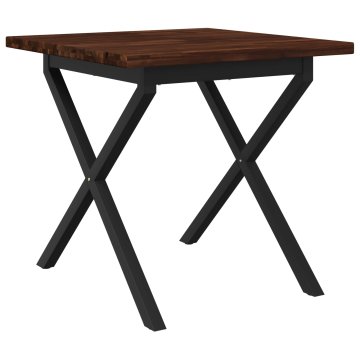 Vidaxl Kvadratna jedilna miza 70 x 70 x 75 cm Masiven les akacije