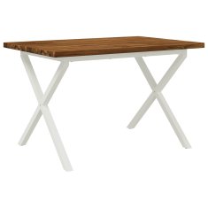 Vidaxl Kvadratna jedilna miza 120 x 70 x 75 cm Masiven les akacije