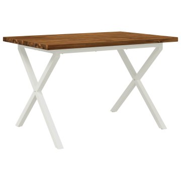 Vidaxl Kvadratna jedilna miza 120 x 70 x 75 cm Masiven les akacije