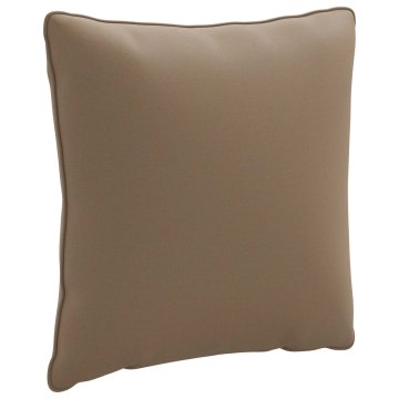 Vidaxl Hrbtna blazina PUTTEN 100% poliester Taupe 40 x 40 x 15 cm