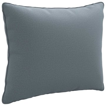 Vidaxl Hrbtna blazina PUTTEN 100% poliester Modra 50 x 40 x 15 cm