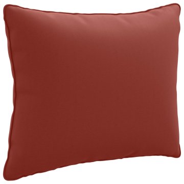 Vidaxl Hrbtna blazina PUTTEN 100% poliester Rdeča 50 x 40 x 15 cm