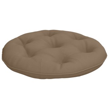 Vidaxl Blazina za viseči stol VIANEN 100% poliester Taupe Ø 40 x 10 cm