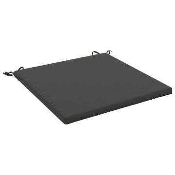 Vidaxl Sedežne blazine SOEST 100% poliester Antracit 70 x 70 x 3 cm