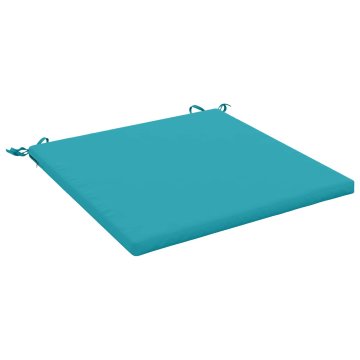 Vidaxl Sedežne blazine SOEST 100% poliester Turkizna 70 x 70 x 3 cm