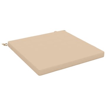 Vidaxl Sedežne blazine SOEST 100% poliester Krem 60 x 60 x 5 cm