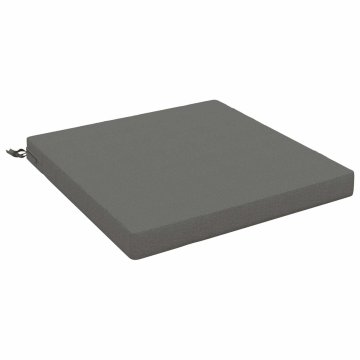 Vidaxl Sedežne blazine SOEST 100% poliester Siva 70 x 70 x 7 cm