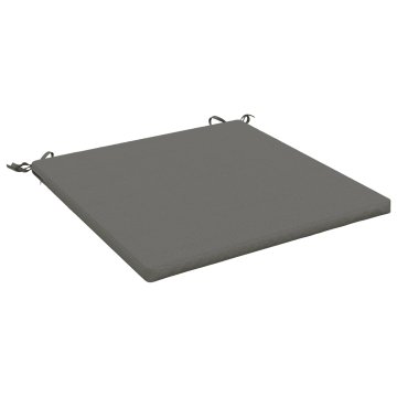 Vidaxl Sedežne blazine SOEST 100% poliester Siva 70 x 70 x 3 cm