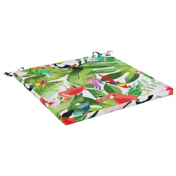 Vidaxl Sedežne blazine SOEST 100% poliester večbarvno 60 x 60 x 3 cm