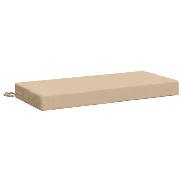 Vidaxl Blazina za klop SOEST 100% poliester Krem 80 x 40 x 8 cm