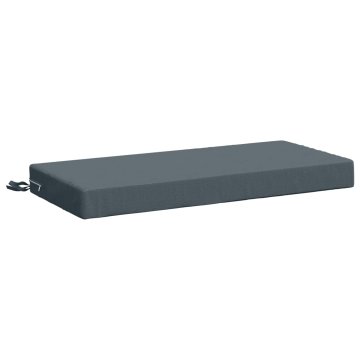 Vidaxl Blazina za klop SOEST 100% poliester Modra 60 x 40 x 8 cm