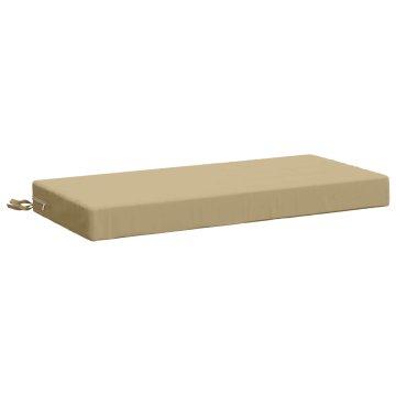 Vidaxl Blazina za klop SOEST 100% poliester Bež 60 x 40 x 8 cm