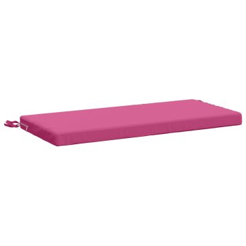 Vidaxl Blazina za klop SOEST 100% poliester Roza 60 x 40 x 5 cm