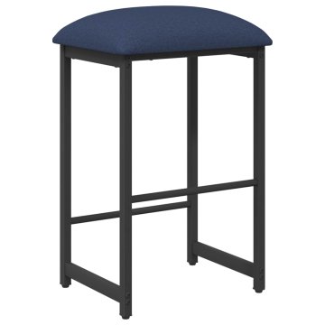 Vidaxl Barski stol Modra 40 x 32 x 74 cm Inženirski les