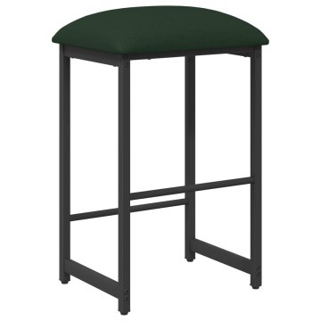 Vidaxl Barski stol Temno zelena 40 x 32 x 64 cm Inženirski les