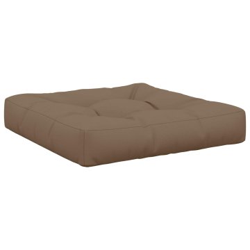 Vidaxl Enodelna sedežna blazina VIANEN 100% poliester Taupe