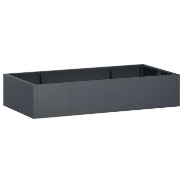 Vidaxl Zadrževanje stene 6 kos 200 x 100 x 30 cm Jeklo Antracit