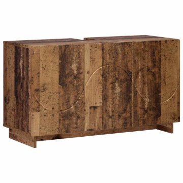 Vidaxl Kopalniška omarica Star les 101 x 41 x 58 cm Konstruiran les