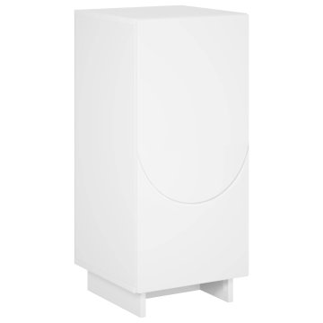 Vidaxl Komoda Bela 33,5 x 34,5 x 75 cm Inženirski les